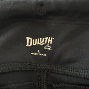 Duluth Trading Co Black Track Pants